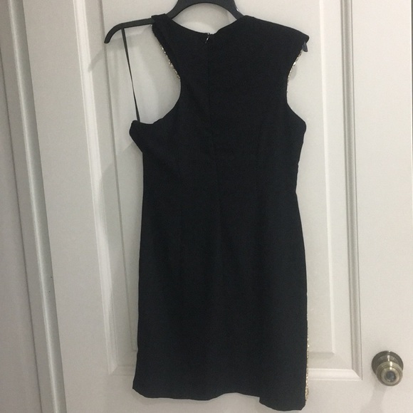 Asymmetrical sequin dress - Picture 4 of 5